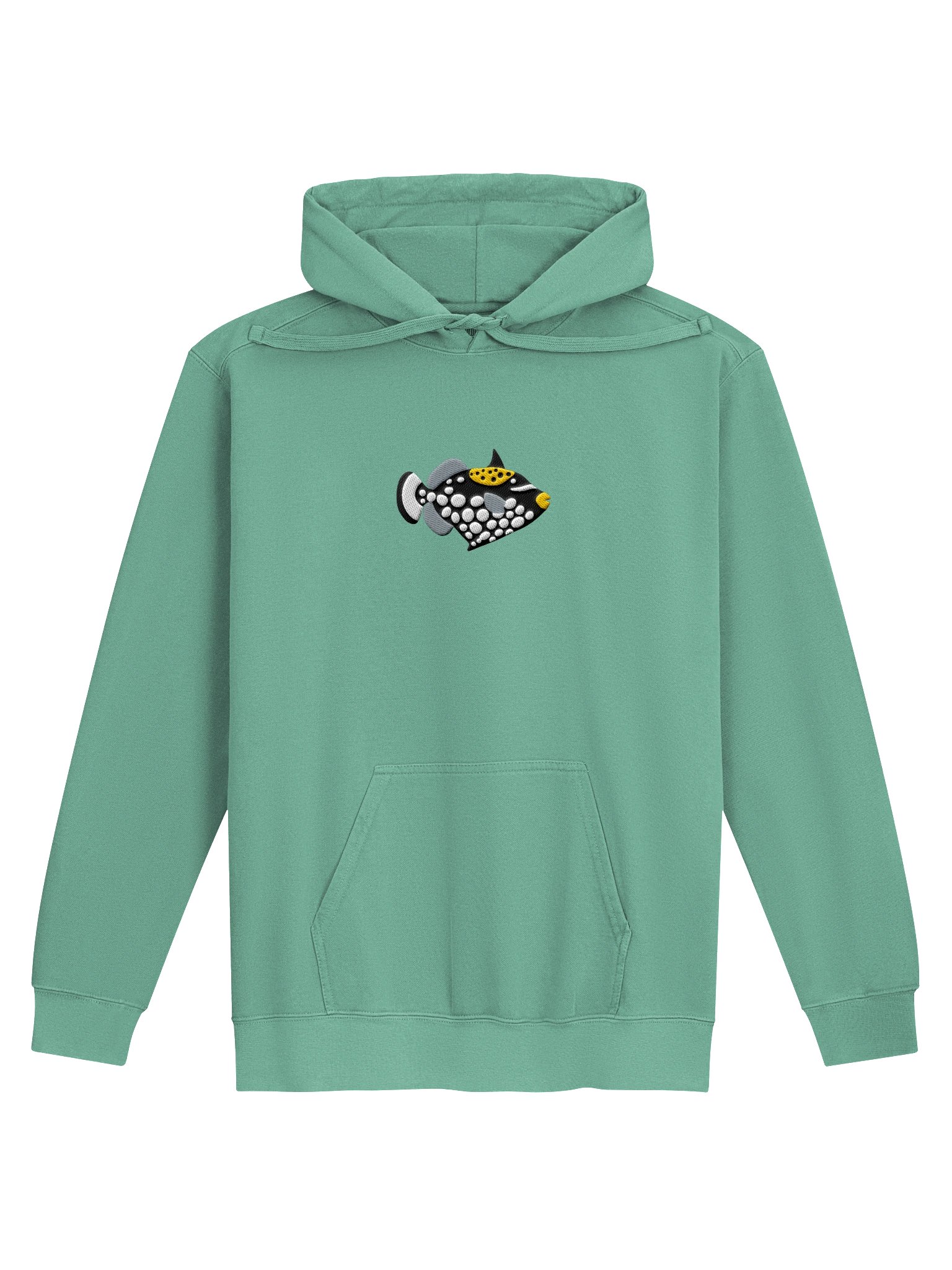 Clown Triggerfish Premium Hooded Sweatshirt (Embroidered) for Reef and Marine Aquarium Lovers product image (25)