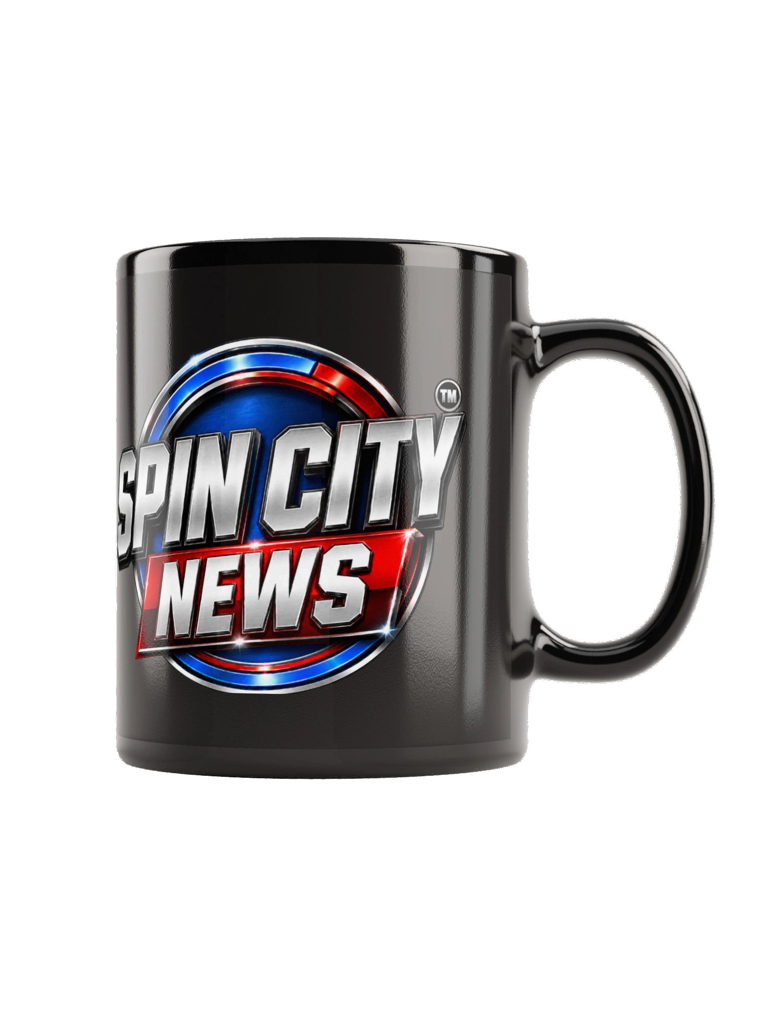 Spin City News Glossy Mug product image (6)