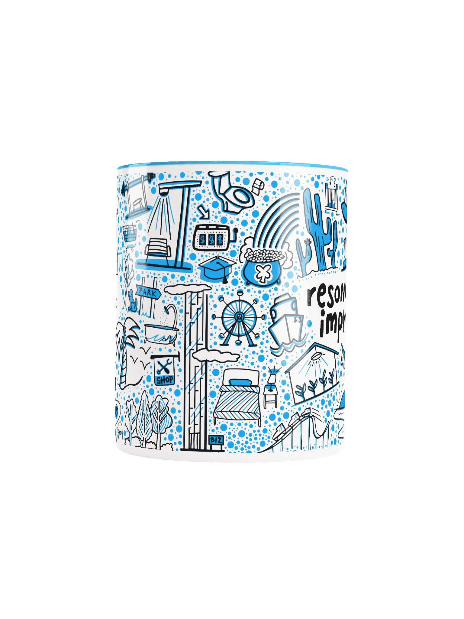 Location, Location Mug (blue) product image (5)