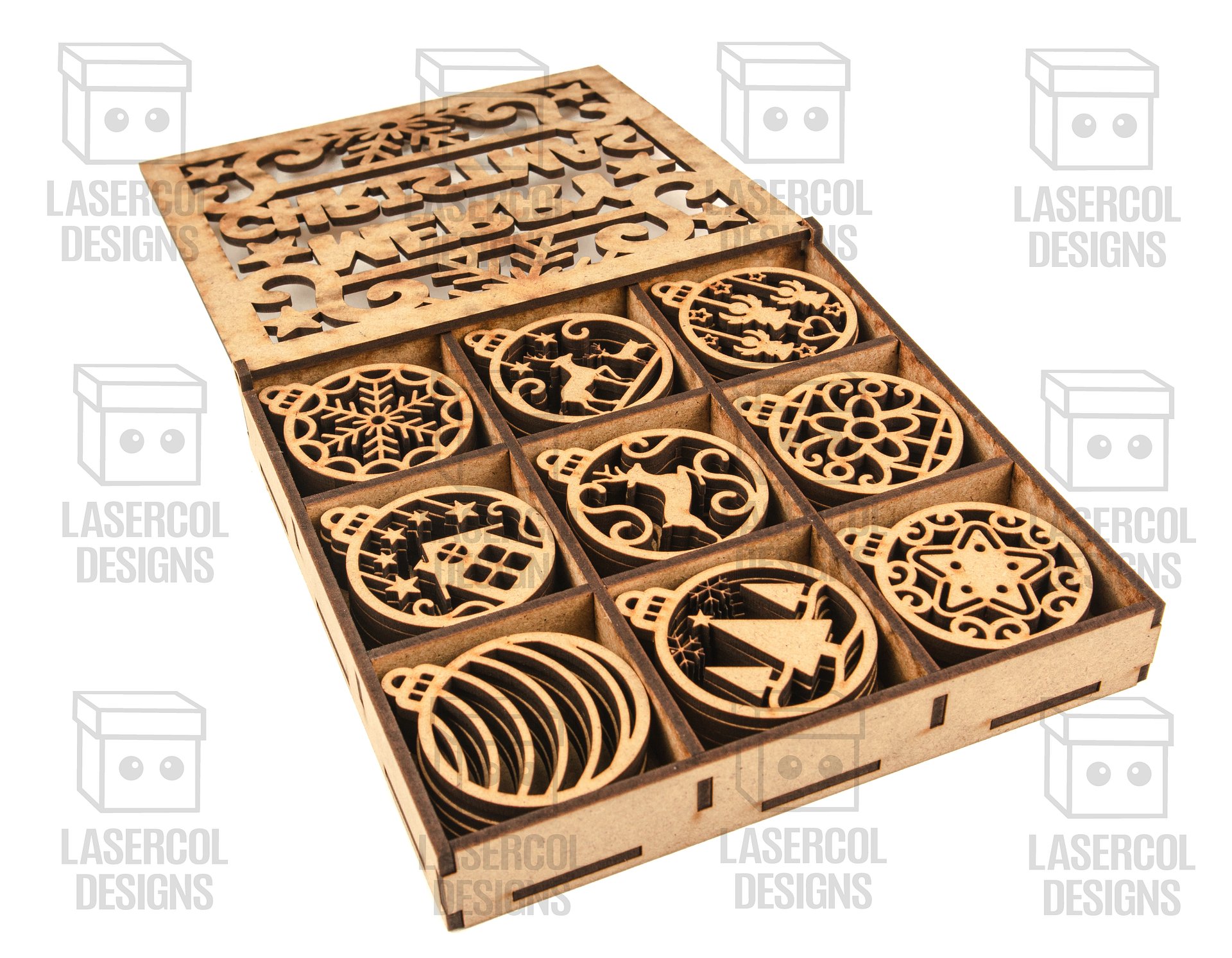 Small Ornaments Boxes - Laser Cut Files product image (2)