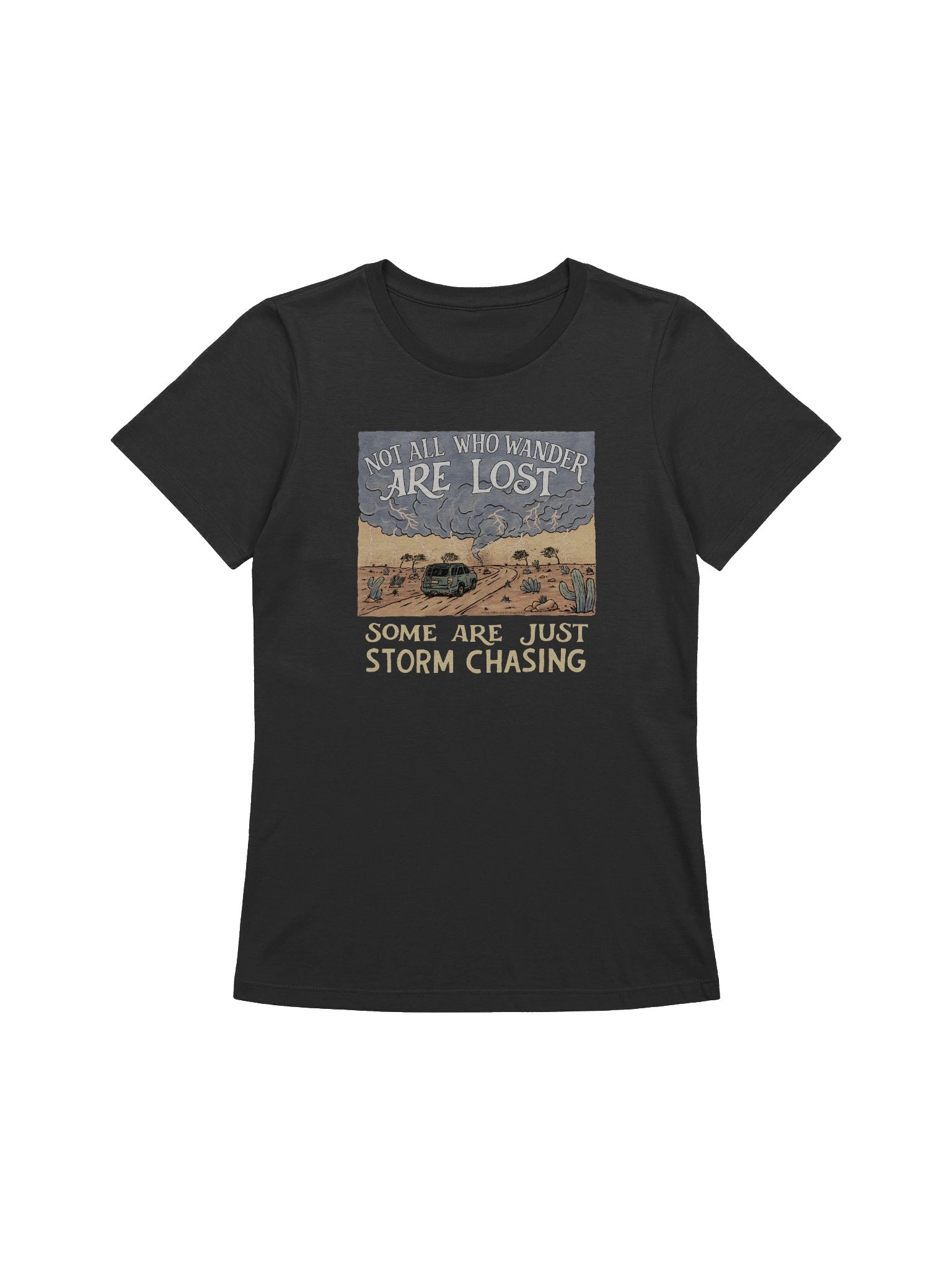 "Some Are Just Storm Chasing" - Women's Relaxed Fit T-Shirt product image (2)