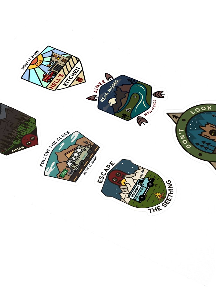 ADVENTURE AT YOUR OWN RISK, Sticker Pack product image (2)