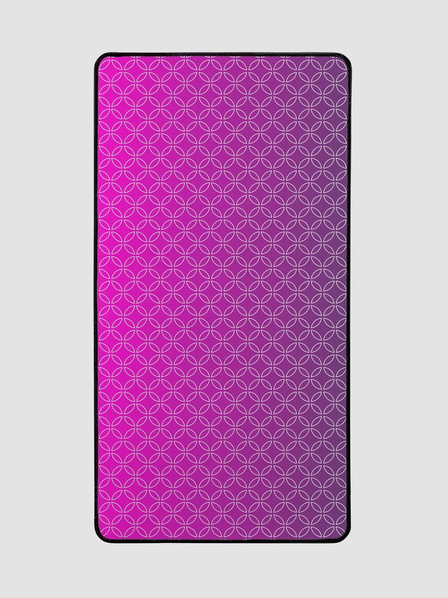 Desk Mat - Japanese Pink Purple Shippo Pattern product image (3)