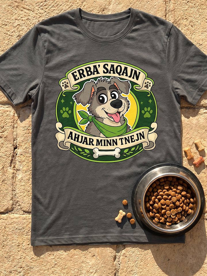 ERBA’ SAQAJN, AĦJAR MINN TNEJN – Bramu T-Shirt product image (4)