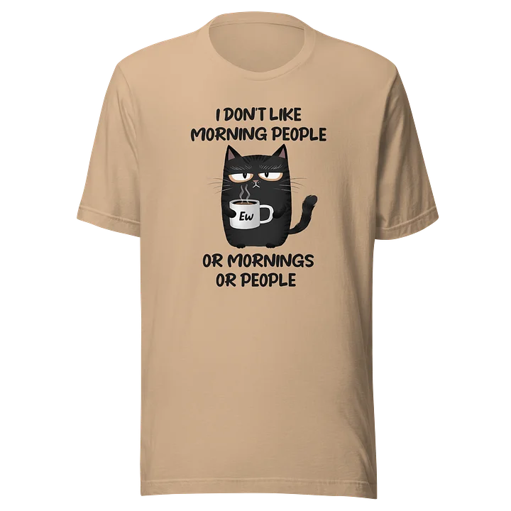 Grumpy Morning Cat Tee product image (2)