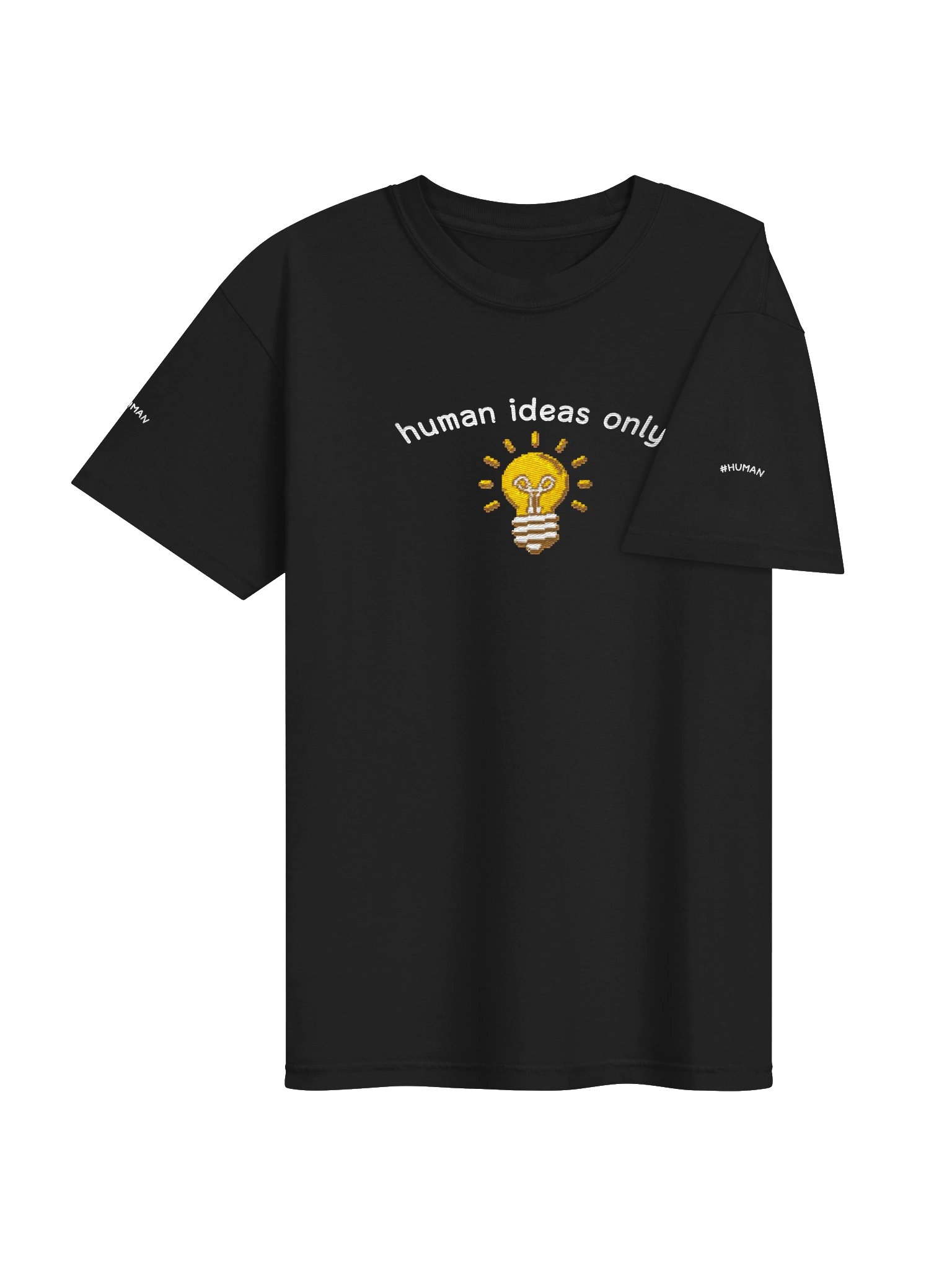 human ideas only | Embroidered Tee product image (17)