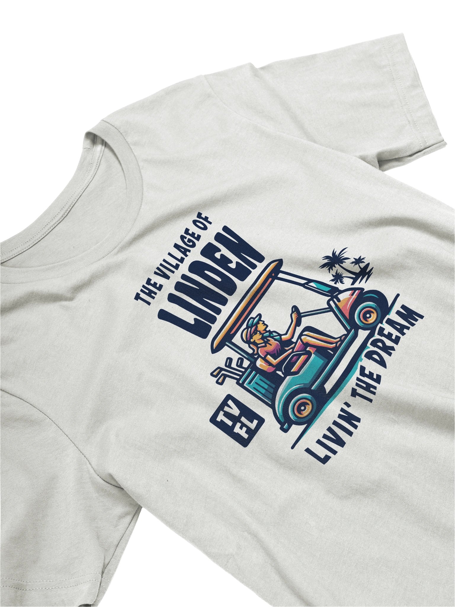 The Village of Linden TV FL Golf Cart Design T-Shirt product image (24)
