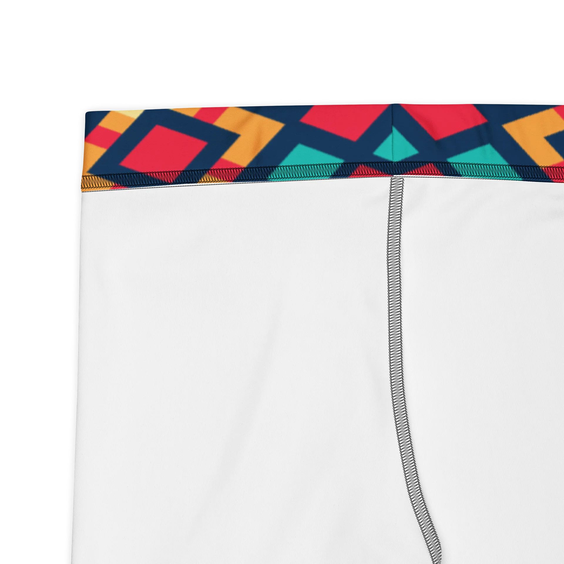 Comfortable Leggings with Colorful Geometric Triangles product image (7)