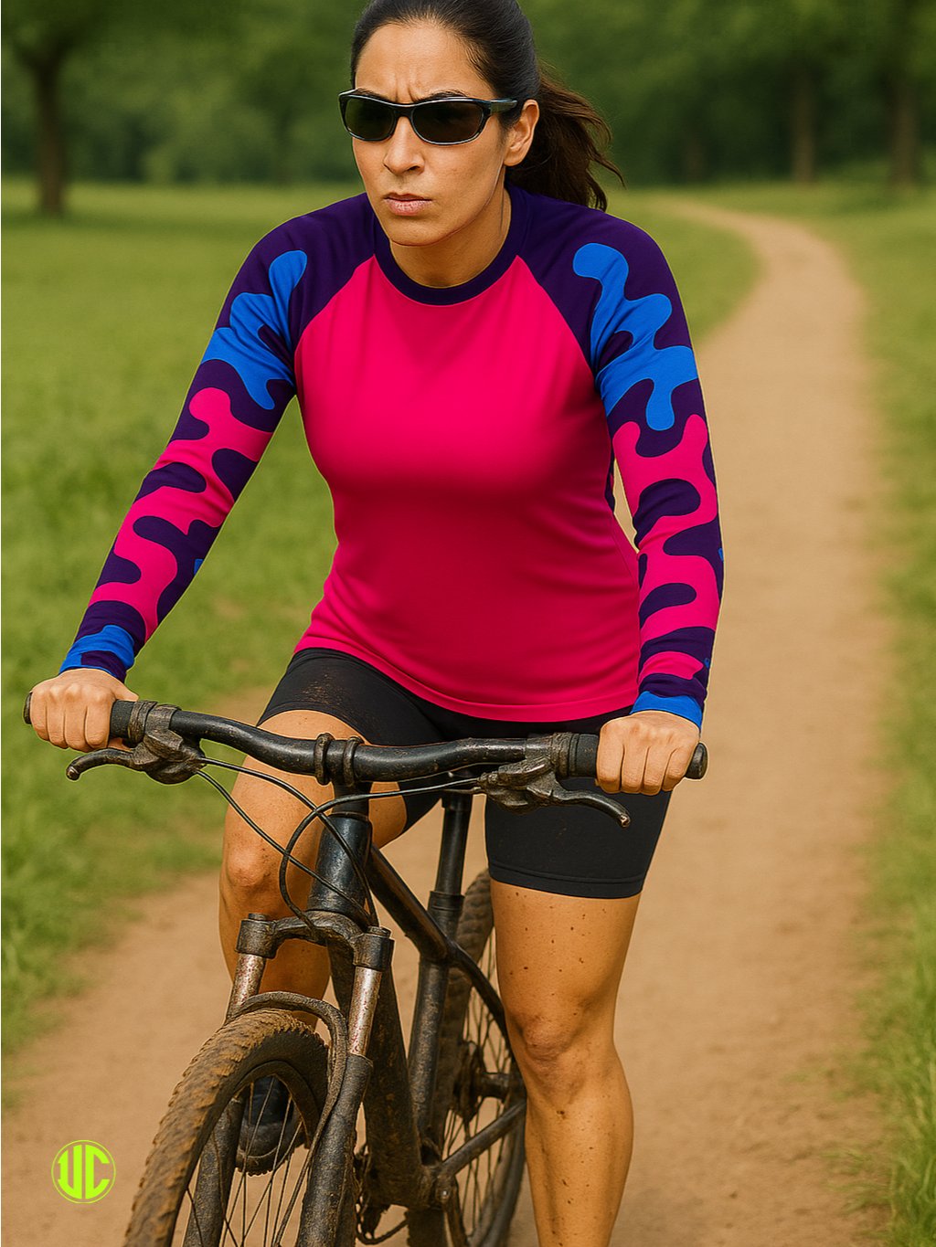 Nova’s Acid Pop – Women’s Rash Guard product image (4)