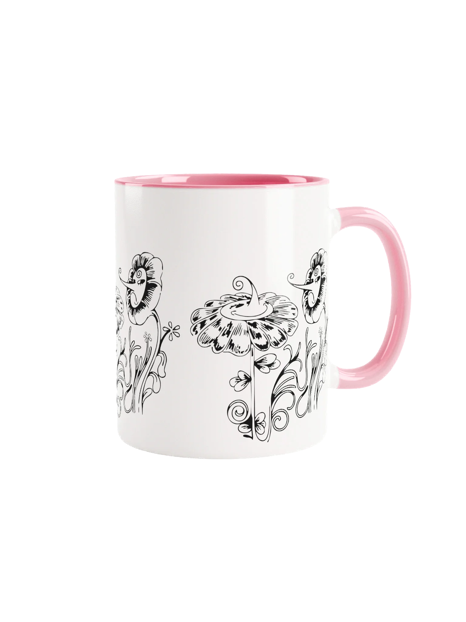 snooty flowers coffee mug product image (11)