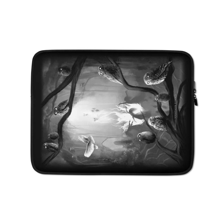 Sefa Bubbels Owl Forest Laptop Sleeve product image (2)