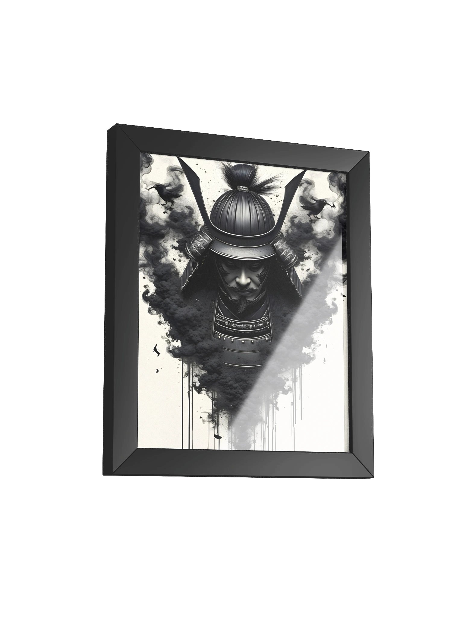 Samurai Smoke & Birds Framed Poster product image (8)