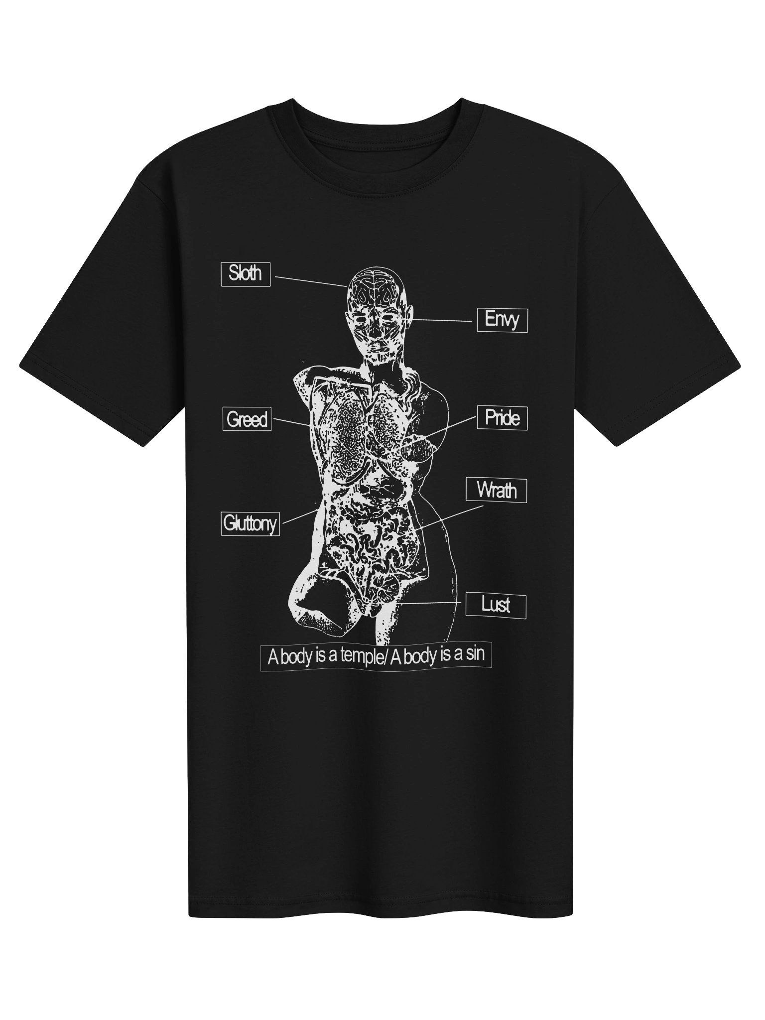 BODY - Black Tshirt product image (1)