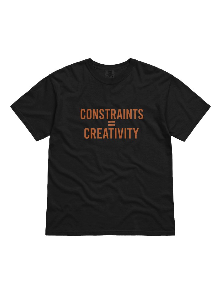 Constraints = Creativity Tee — The Builder’s Formula product image (1)