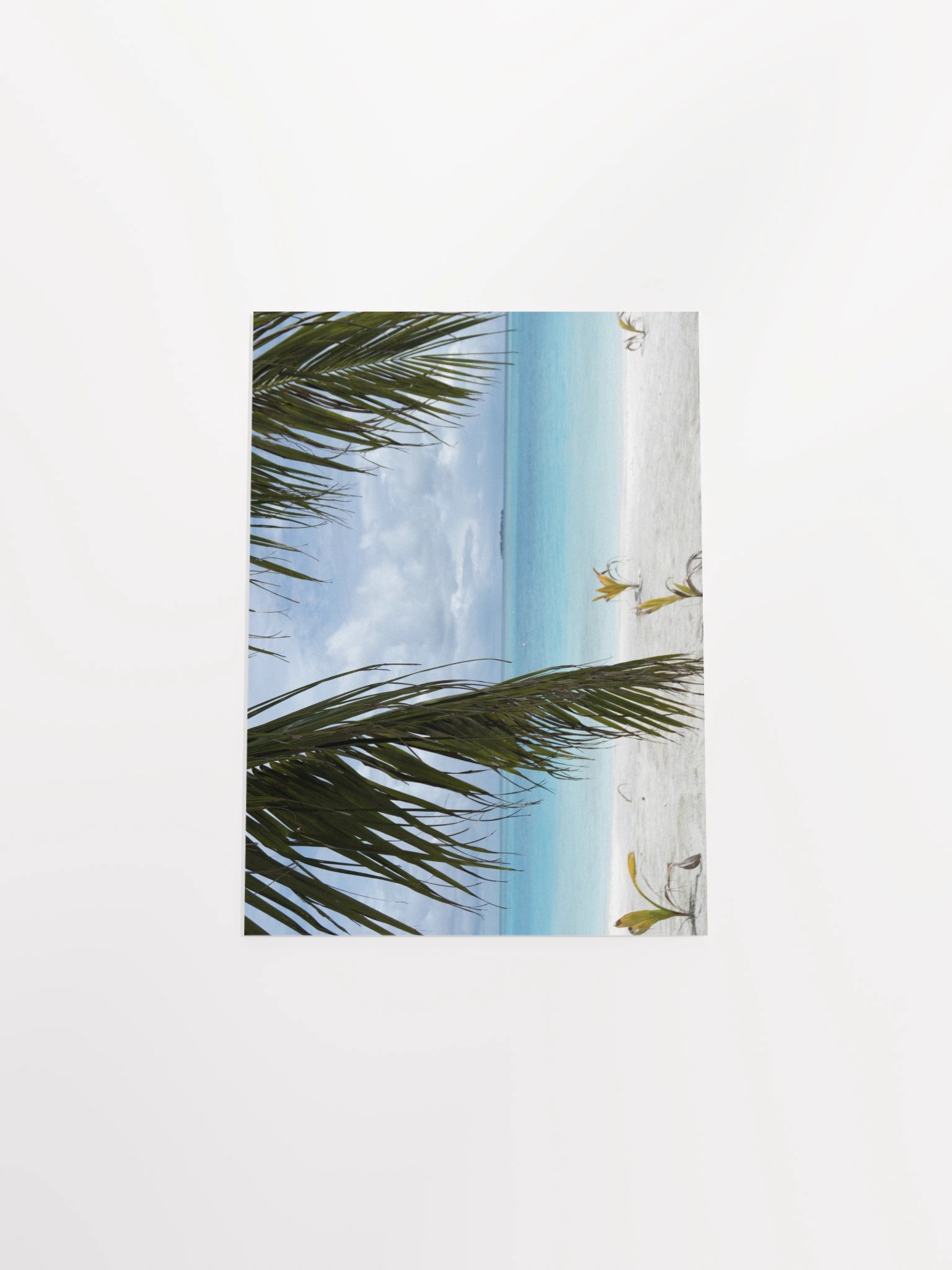 Maldives palm trees - Enhanced Matte Paper Poster product image (14)