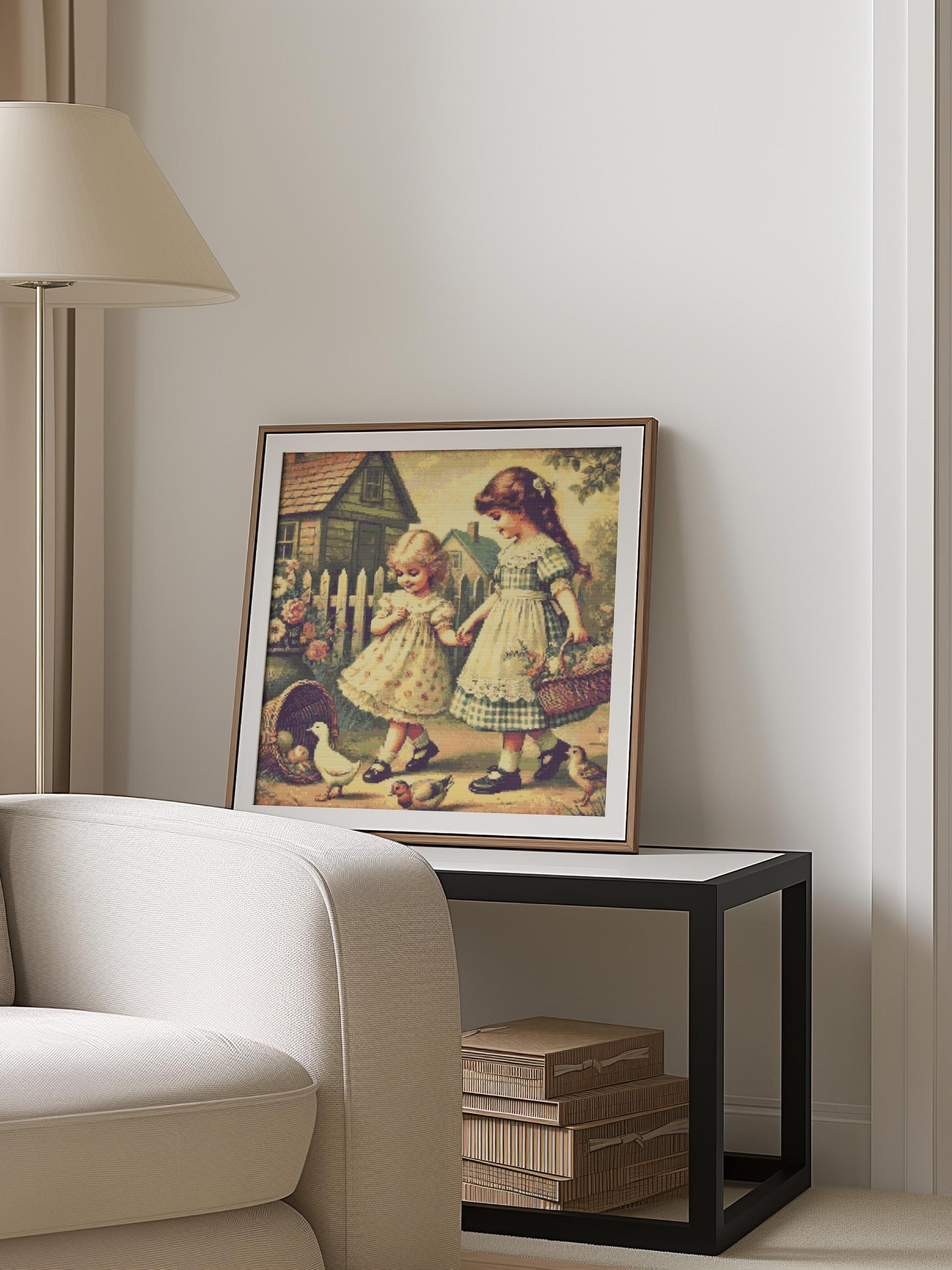 Little Ladies Walk Cross Stitch Pattern product image (5)