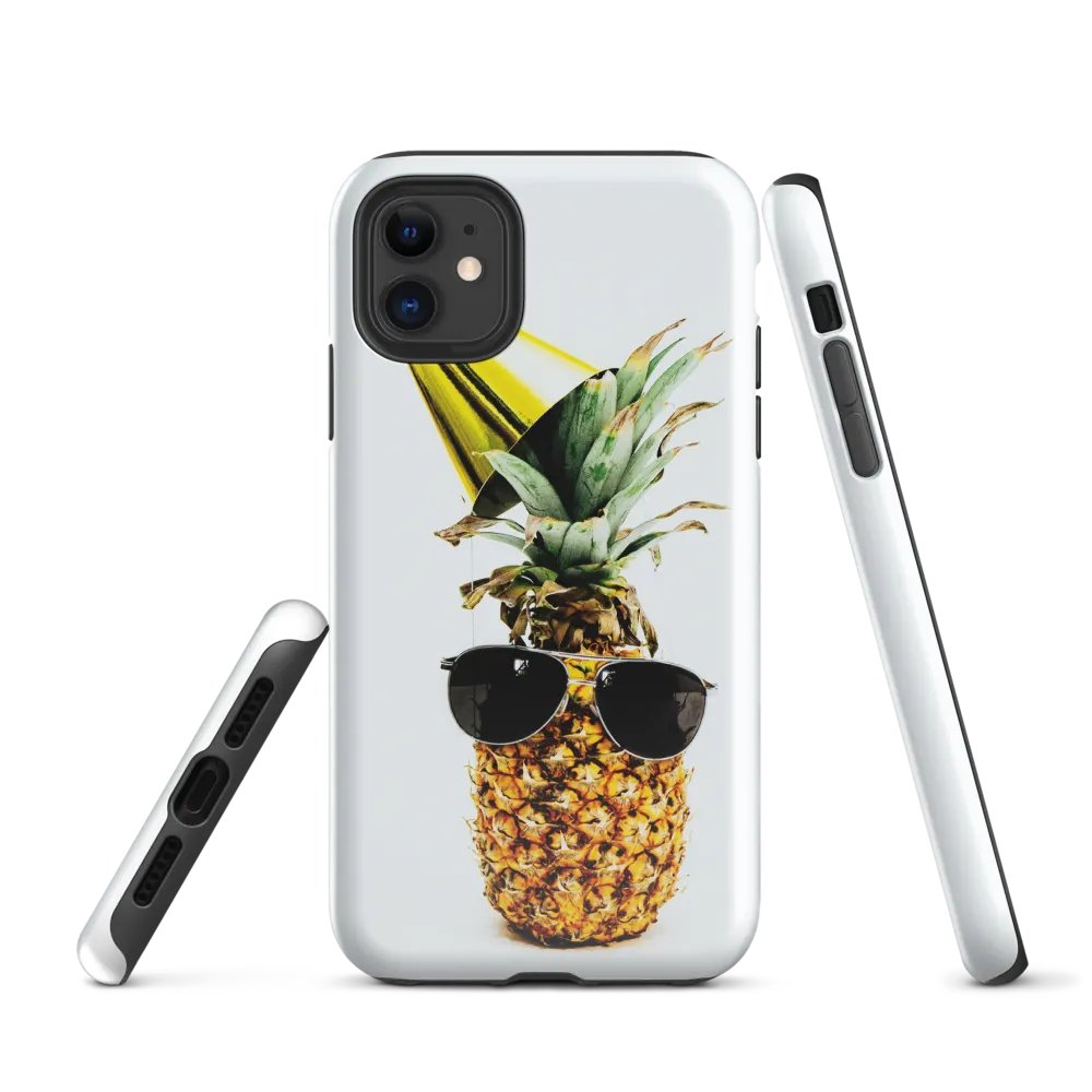 Golden Pineapple Party iPhone® Tough Case - Stylish & Durable Protection product image (1)