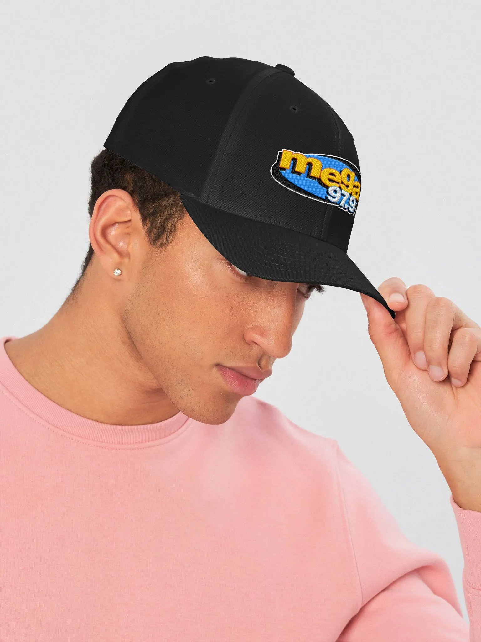 Mega 97.9 Flexfit Structured Fitted Cap product image (4)