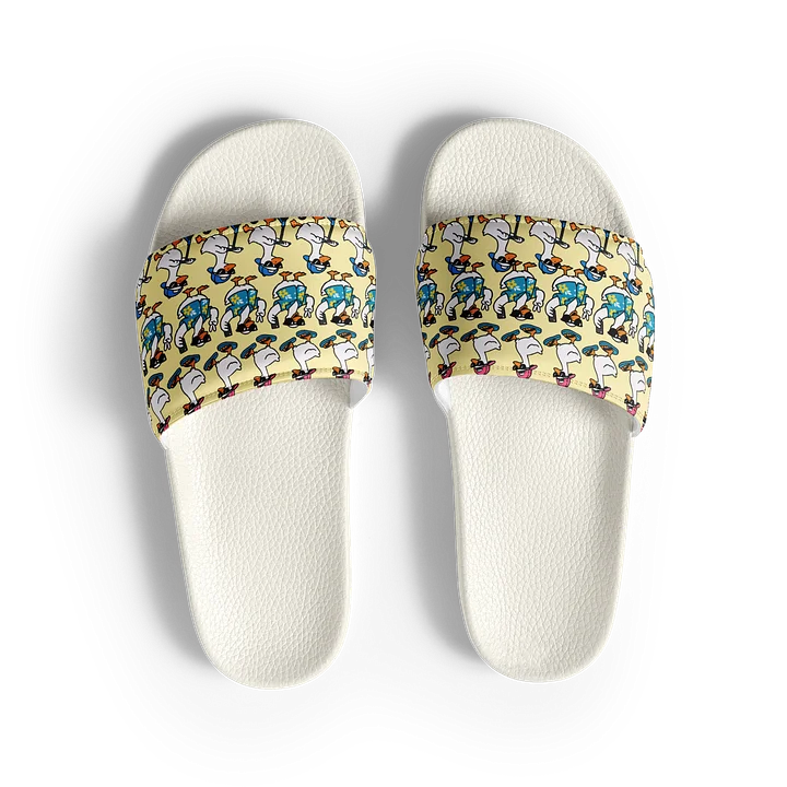 Quirky Duck Paradise Men's Slides product image (1)