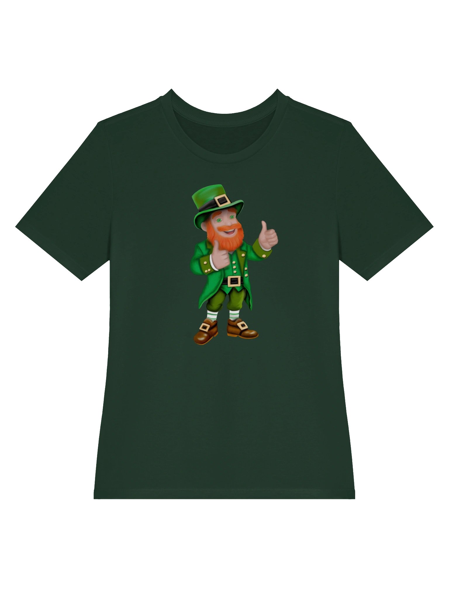 "Leprechaun" T-Shirt. Women's Bella+Canvas Supersoft Relaxed-fit T-Shirt product image (2)