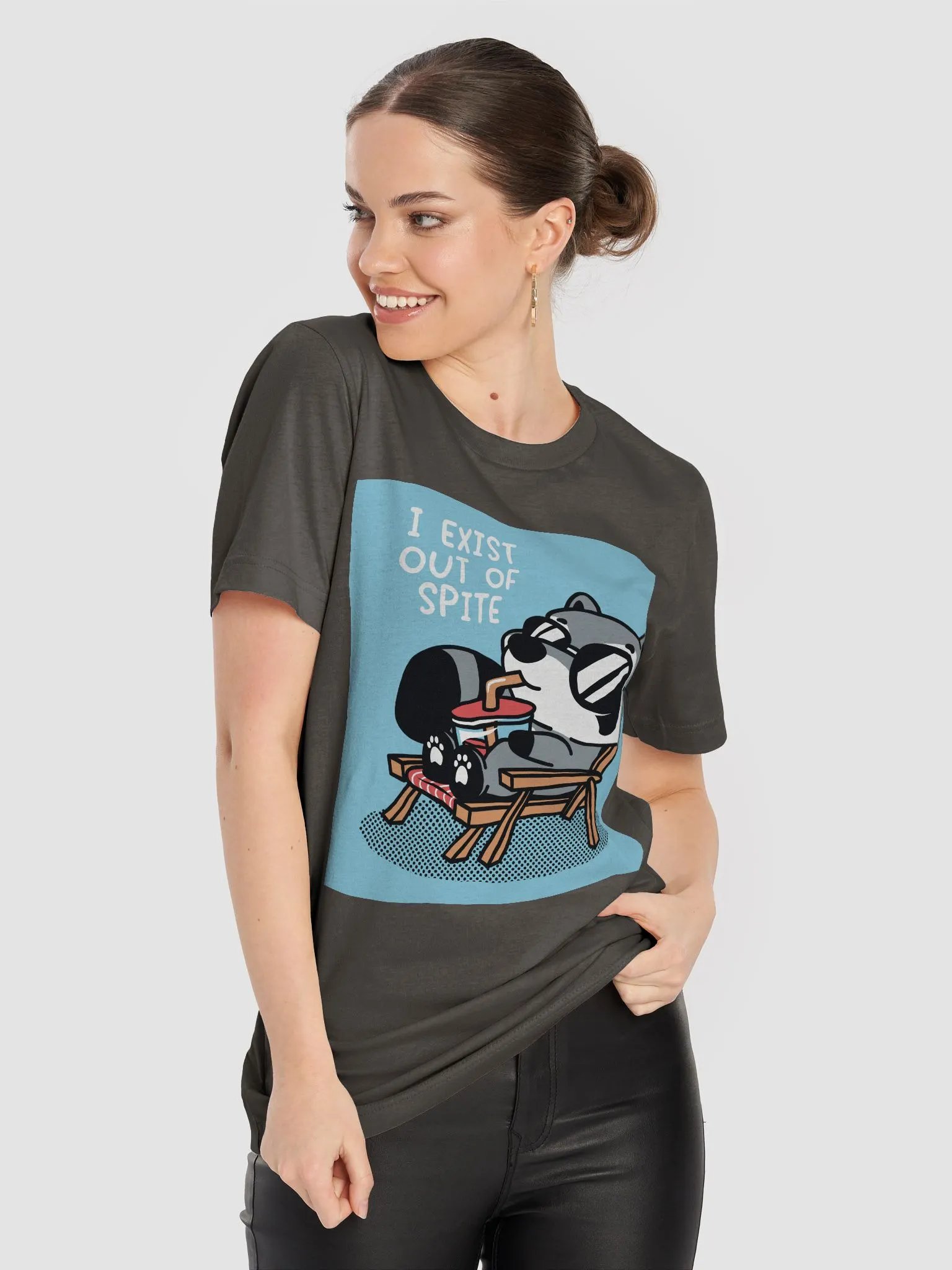I Exist Out Of Spite Athletic Tee Members product image (8)