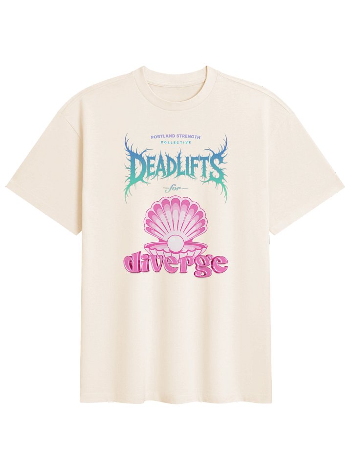 Deadlifts for Diverge T-Shirt (Boxy) product image (1)