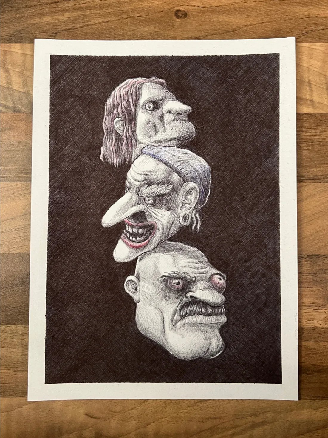 Heads Up Ballpoint Pen Original Artwork product image (1)