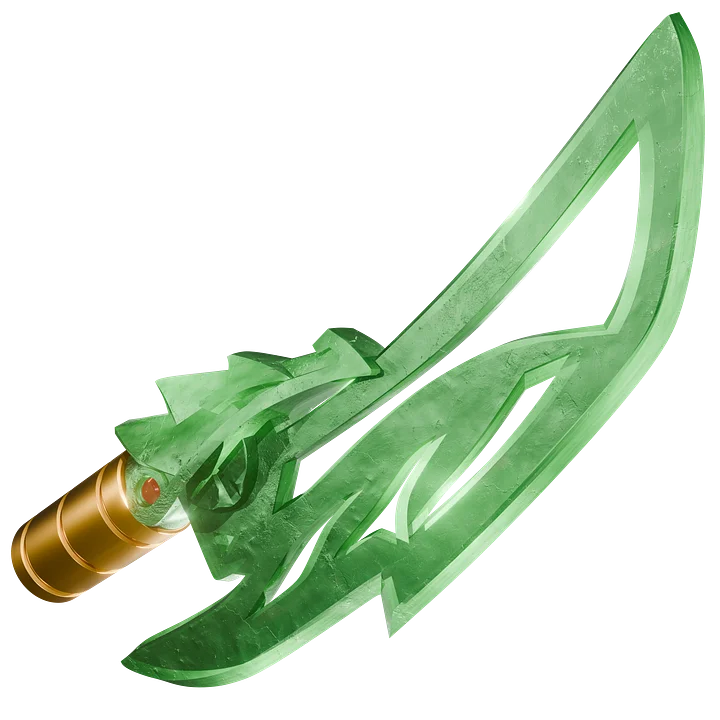 Ninjago Jade Blade - 3D printable model files product image (1)