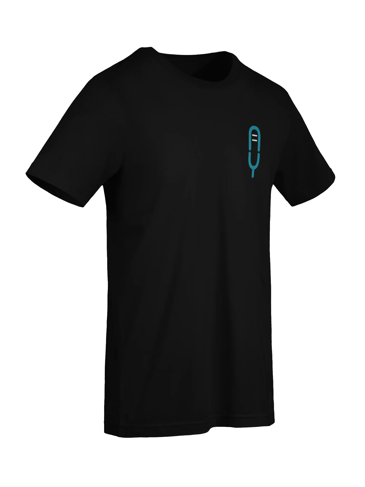 FunnyNFarbsy Microphone Logo Shirt (Teal & White) product image (9)