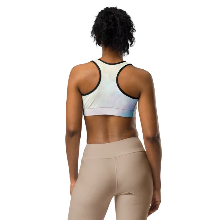 Blur cloud rainbow Design Sports Bra - V1 product image (1)