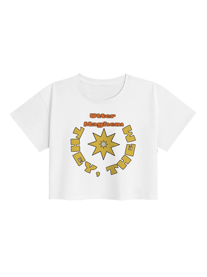 They, Them, Utter Mayhem Crop Top product image (1)