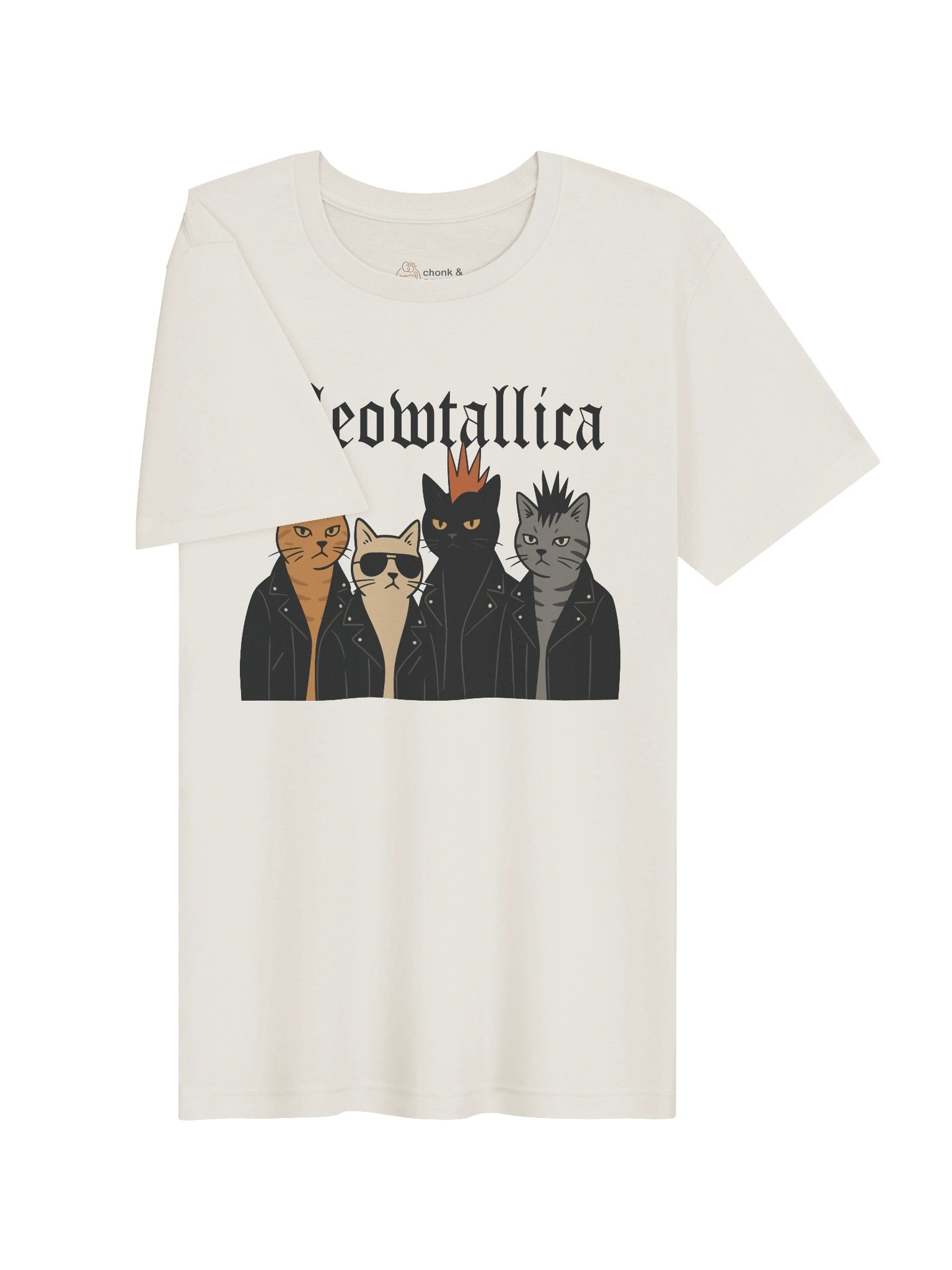 Meowtallica Cat Band T-Shirt | Funny Rock Cat Graphic Tee for Cat Lovers product image (5)