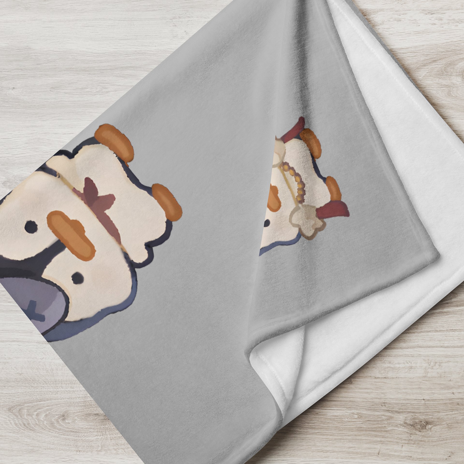 Grey Throw Blanket product image (7)