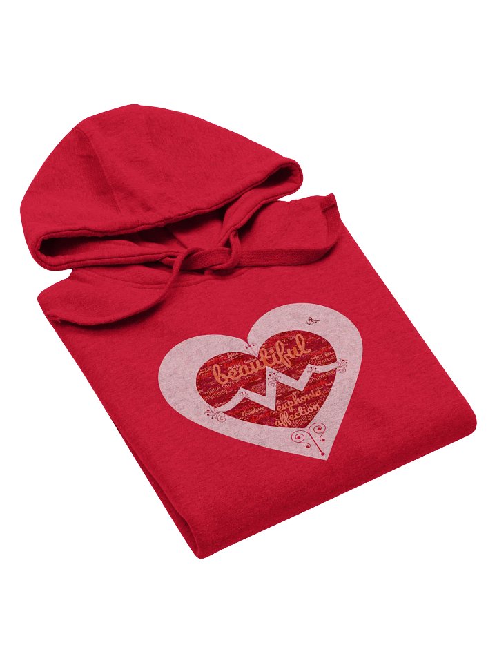 Affectionate Words Heart Premium Hoodie product image (2)