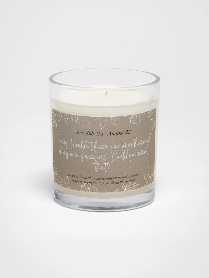 Leo - Zodiac Candles product image (1)