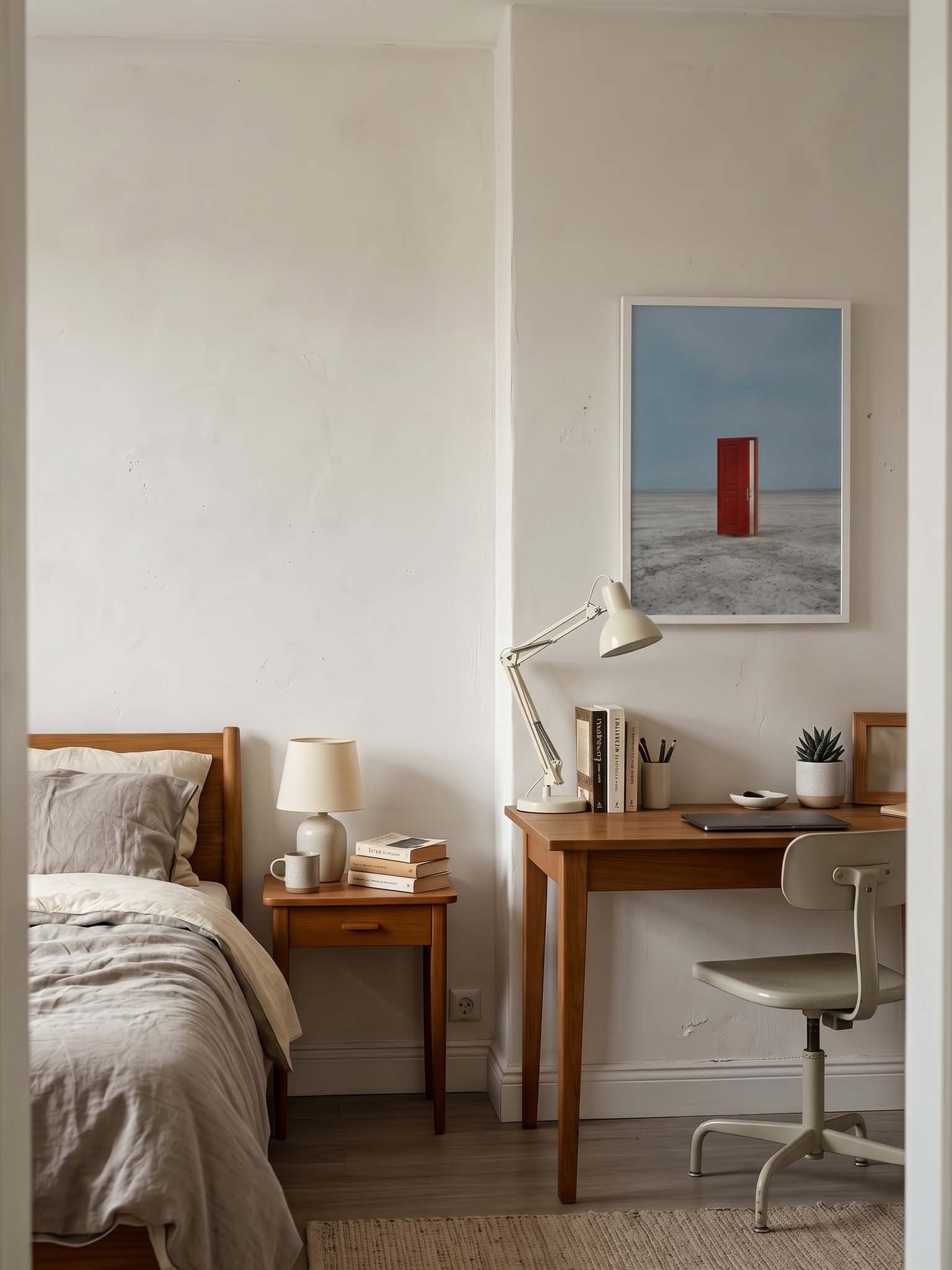 The Red Door - Surreal Minimalist Wall Art product image (49)