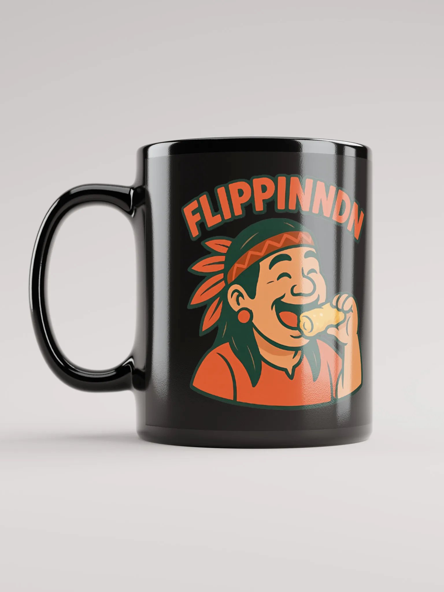Flipppin NDN Black Mug product image (12)