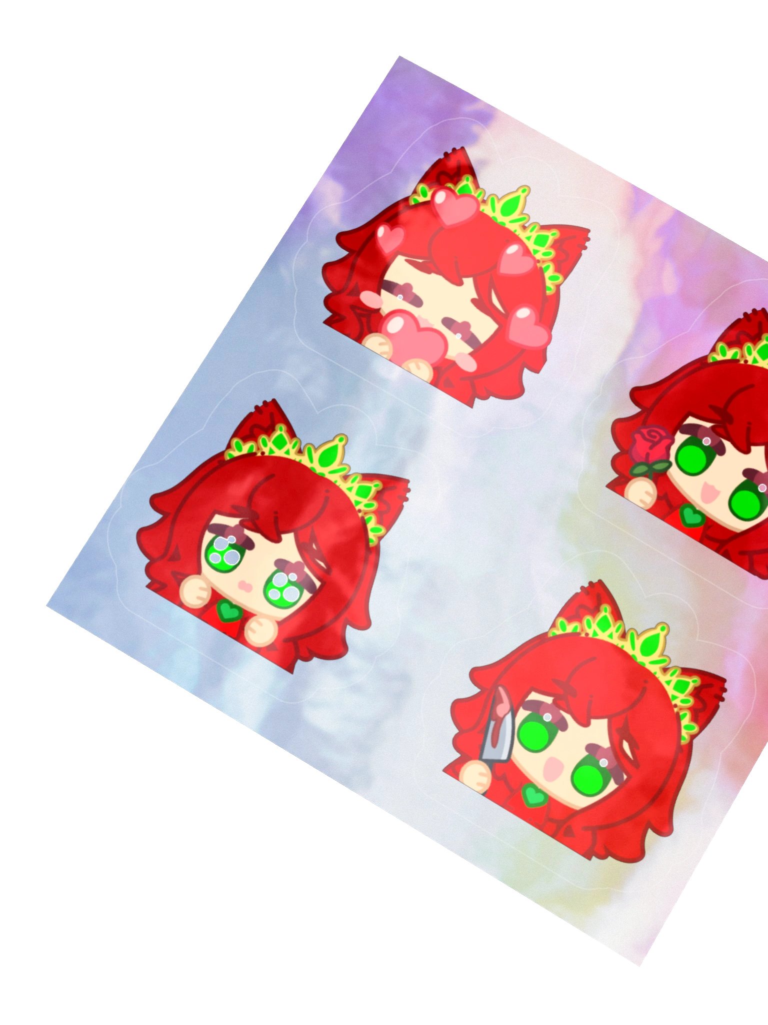 holo chibi sticker product image (6)