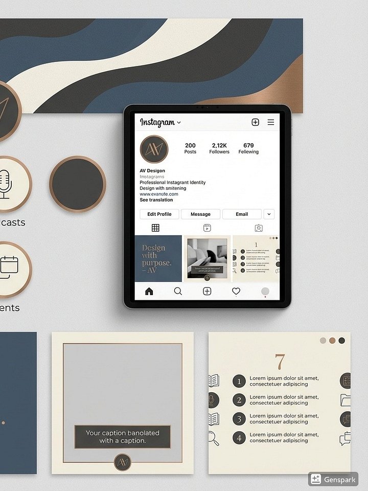 تصميم حساب إنستقرام بالكامل product image (1)