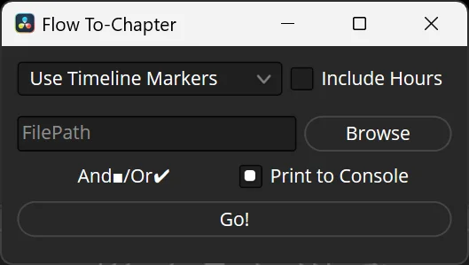 Flow To-Chapter | Davinci Resolve 18+ Script product image (2)