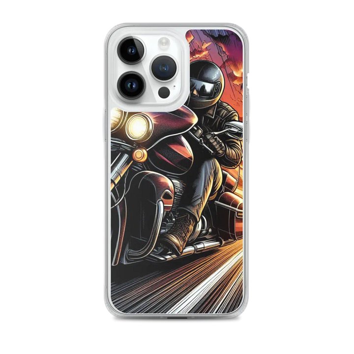 Sunset Rider iPhone® Case | | Ai Design Roads never end product image (2)
