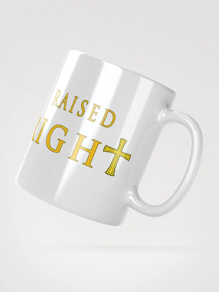 Raised Right Gold Cross Mug product image (3)
