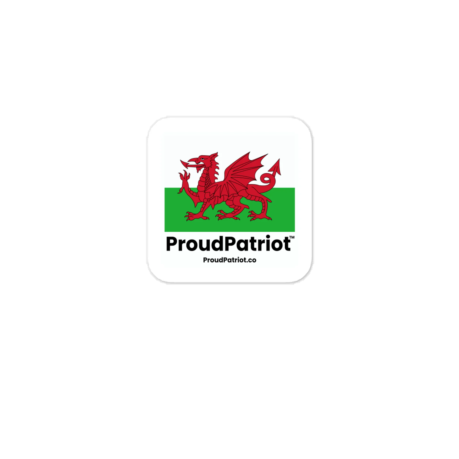 Wales Flag Vinyl Sticker product image (1)