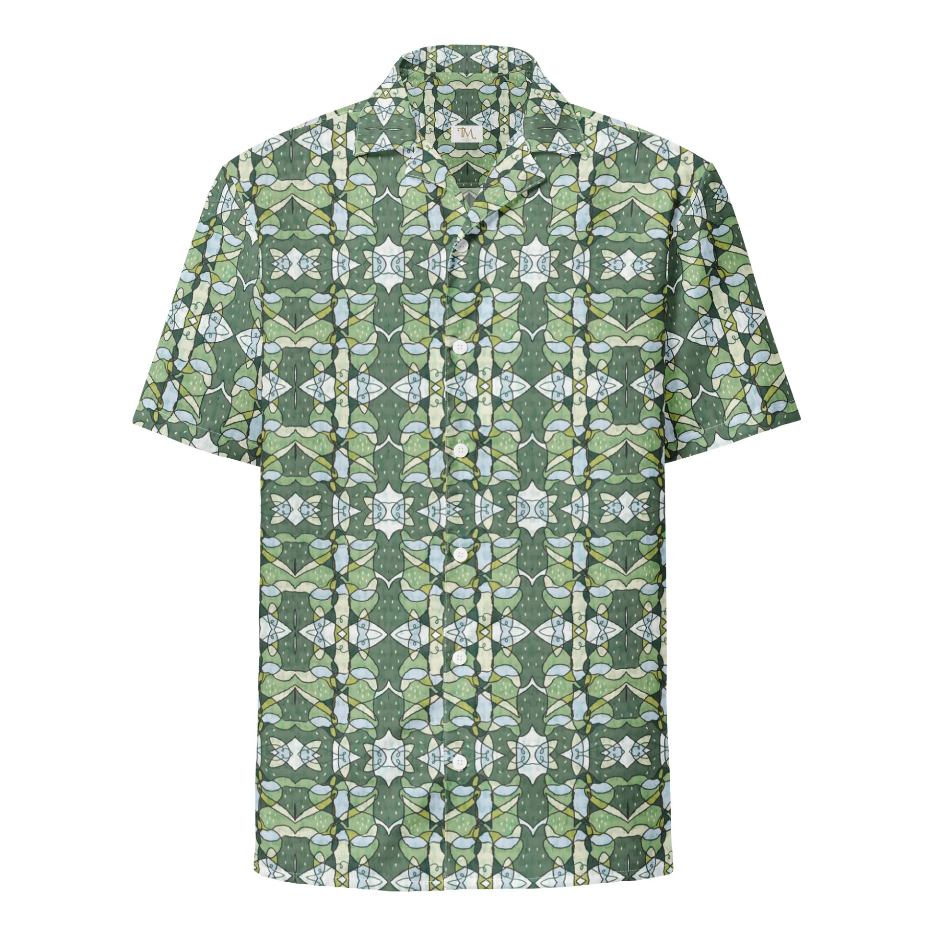 Cucumber Lineage – Featherlight Hawaiian Shirt product image (2)