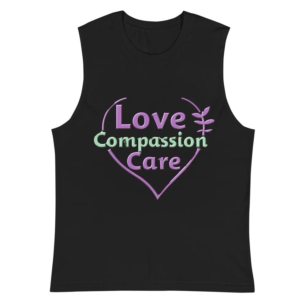 Love, Compassion, Care Heart Muscle Tank product image (3)