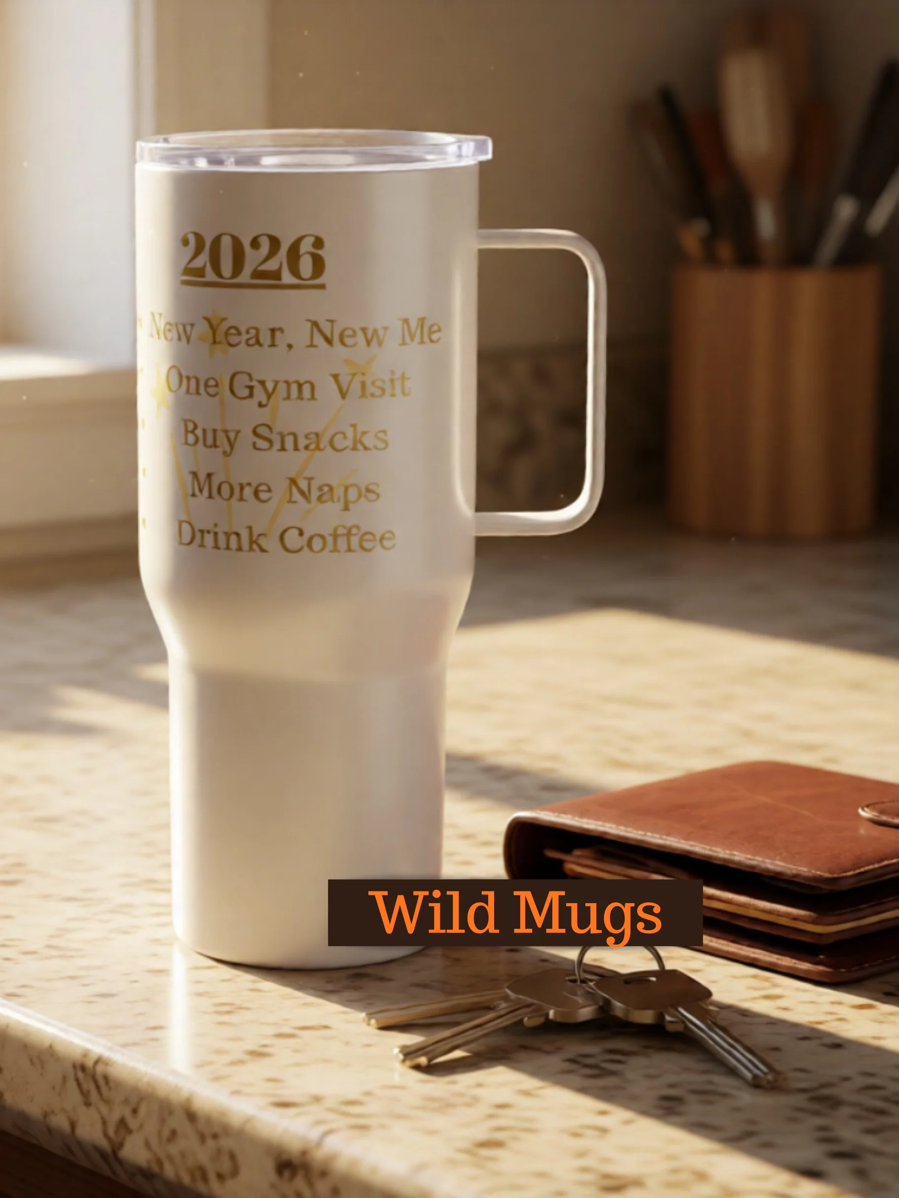 2026 New Year's Resolutions Travel Mug product image (1)