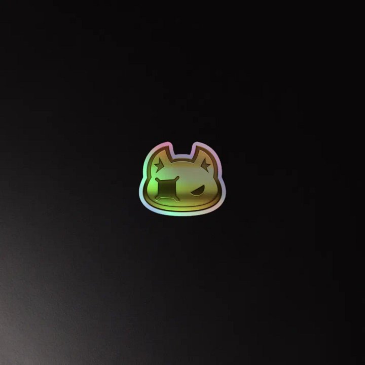 Kitty Logo Holographic Sticker product image (2)