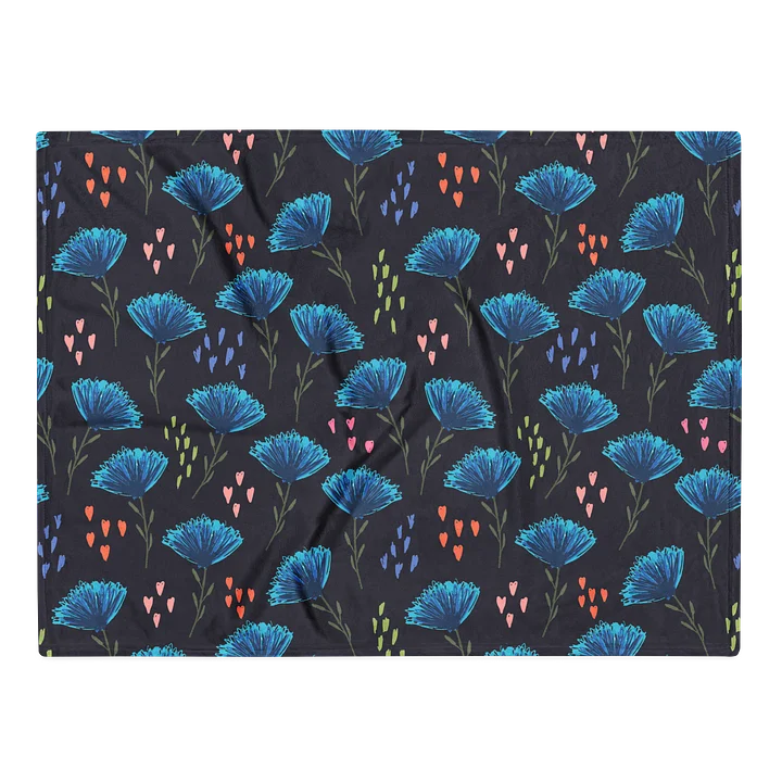 Bohemian Throw Blanket with Whimsical Nature Scene product image (1)