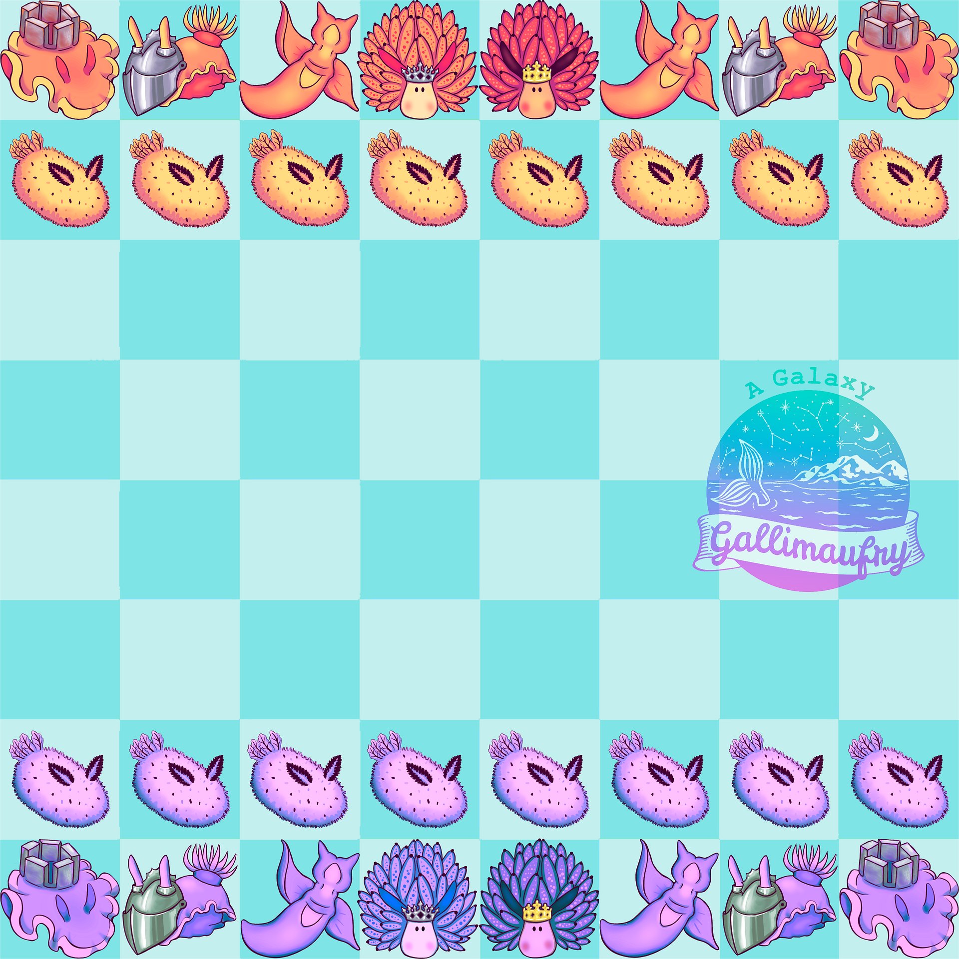 FREE Sea Slug Digital Chess Set! (png images) product image (3)