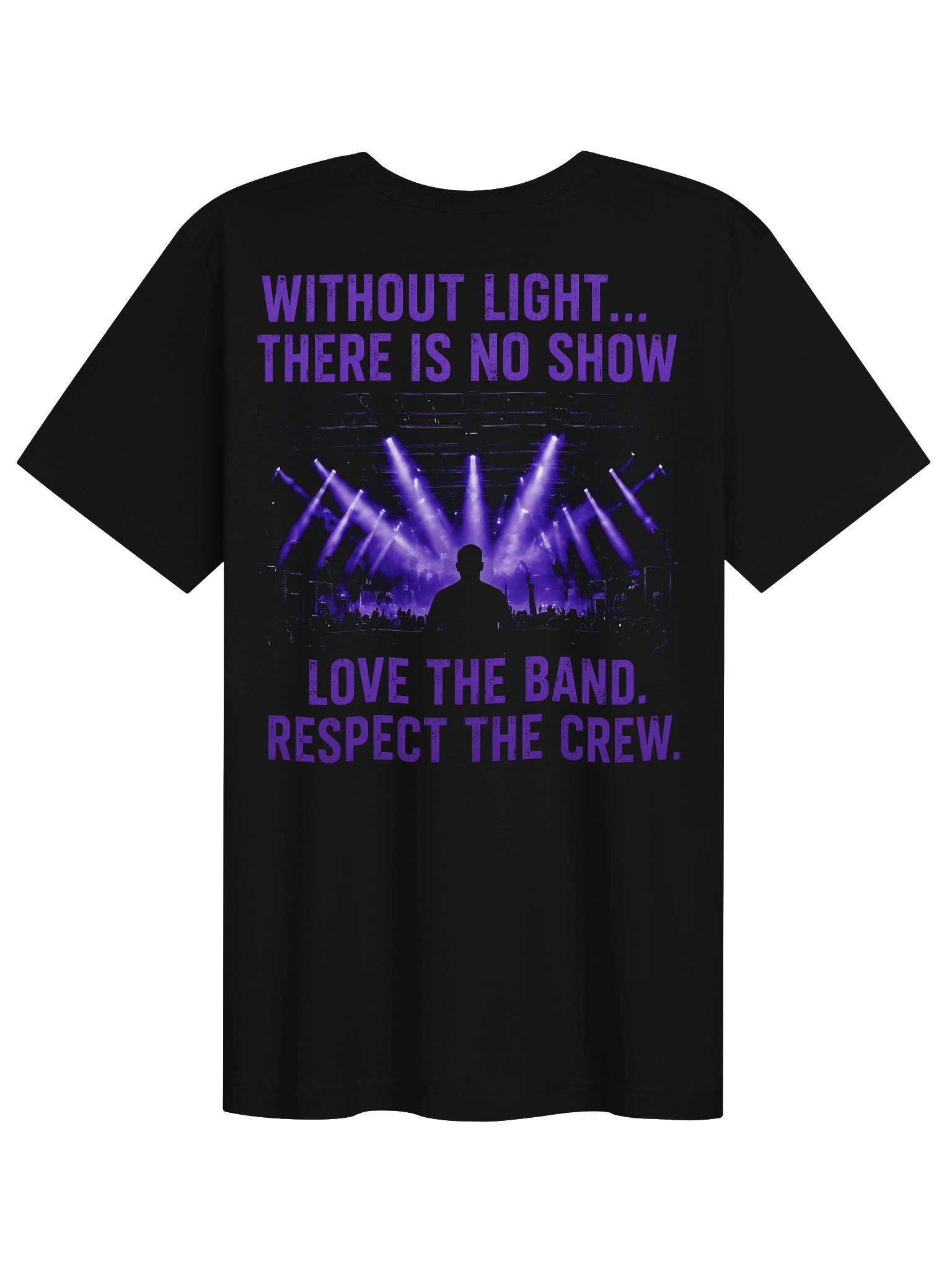 Without the Lights… – Lighting Crew Tee product image (1)